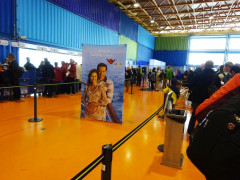 Einchecken im Cruise Center Hamburg