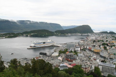 AIDA-Ankerplatz in Alesund