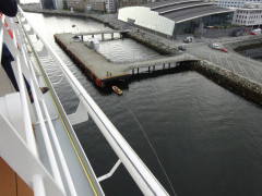 Anlegemanöver in Trondheim 05
