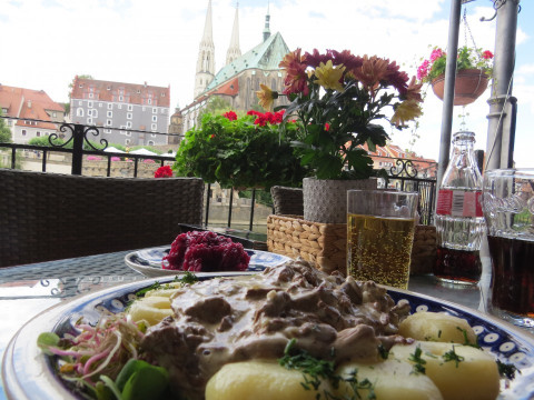 Rast auf der polnischen Seite