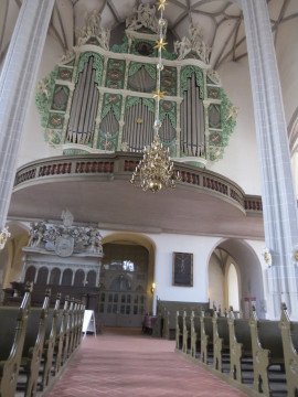 Sonnenorgel in der Peterskirche