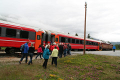 Ausflug Andalsnes, Zug
