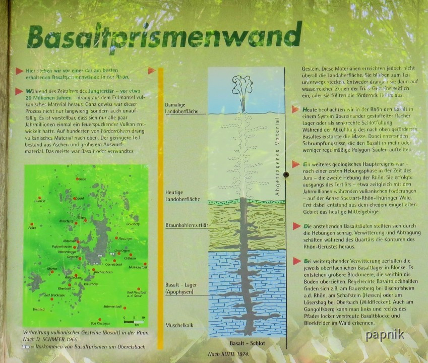 Infotafel Prismenwand