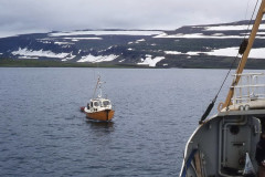Nordwesten : Postzustellung auf  Hornbjarg