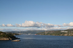 Ausfahrt von Bergen