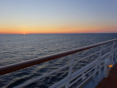 Sonnenuntergang nach Bergen