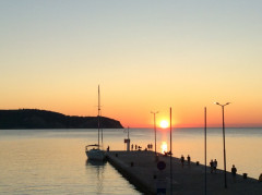 Sonnenuntergang in Izola