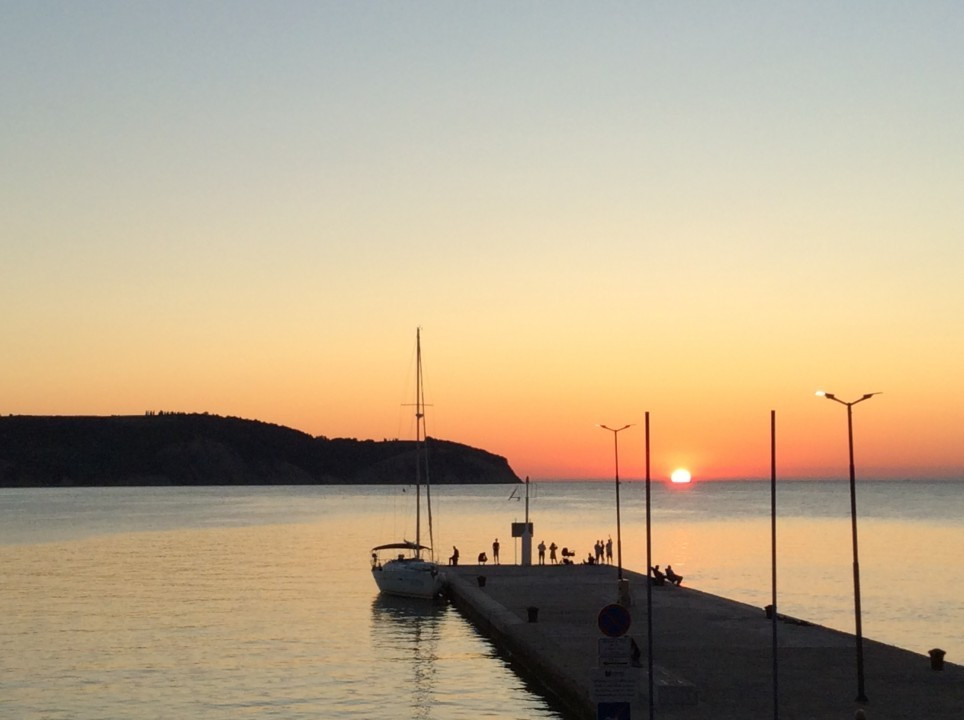Sonnenuntergang in Izola