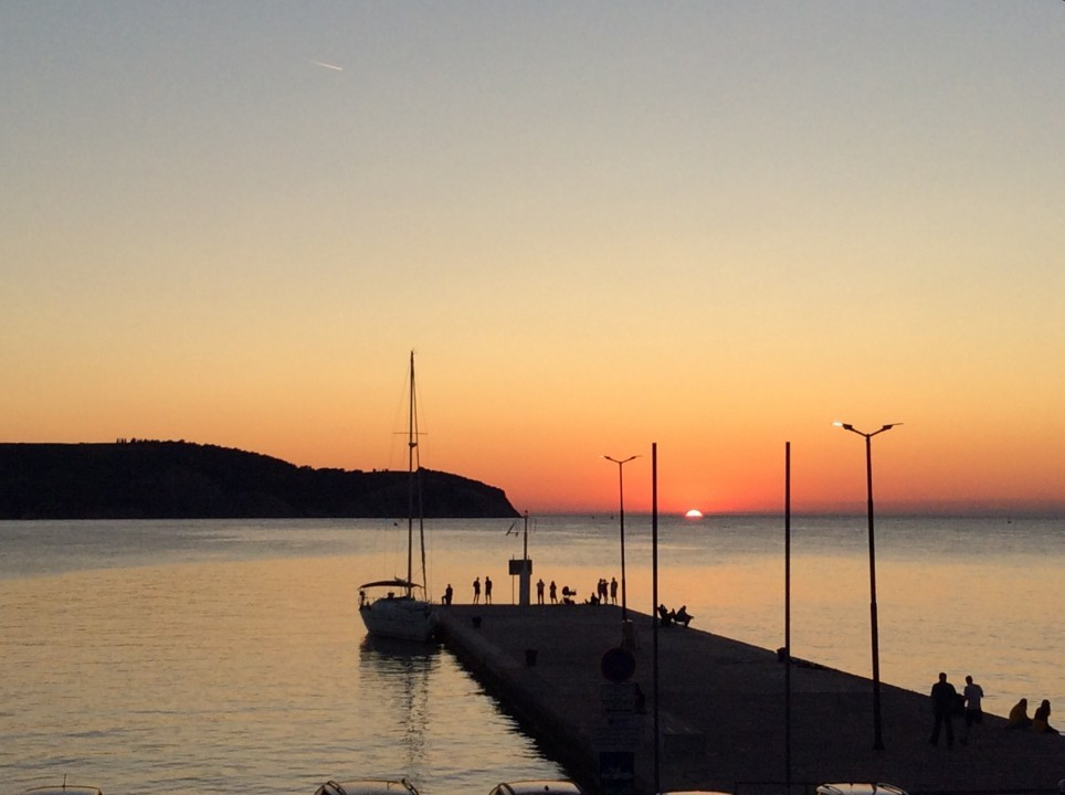 Sonnenuntergang in Izola