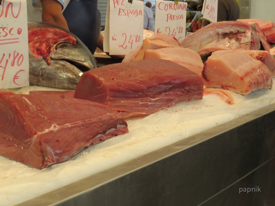 Thunfisch Markthalle Cadiz
