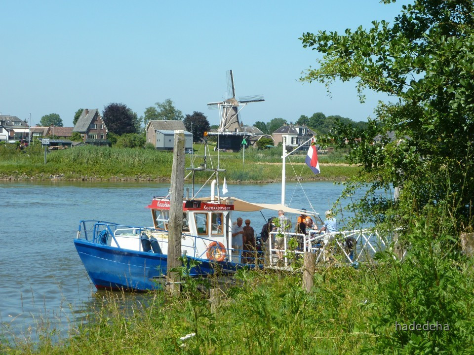 Kozakkenveer über die IJssel zwischen Fortmond und Veessen