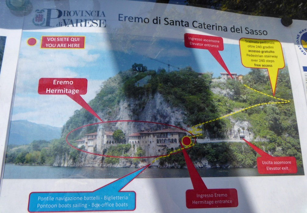 Lago Maggiore Kloster Santa Caterina del Sasso