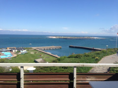 Helgoland 2014, Blick vom Balkon