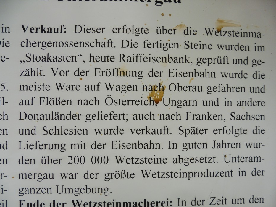 Wetzstein Unterammergau