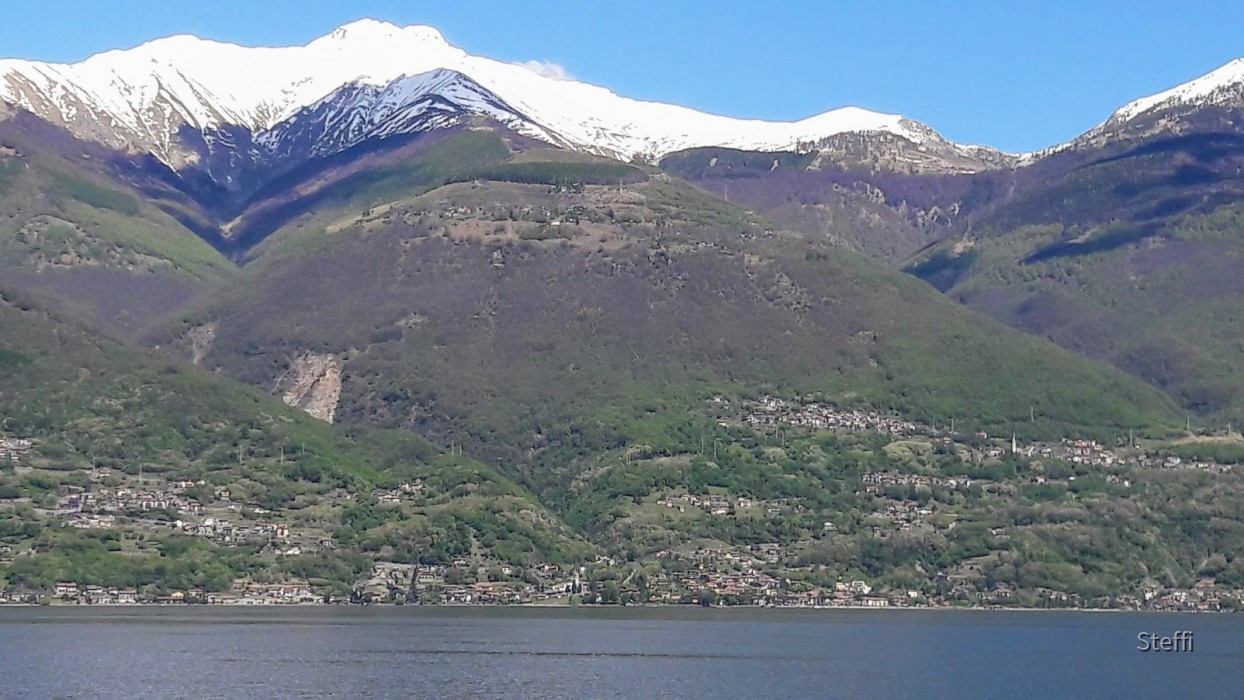 Colico Blick nach Domaso und Vercana