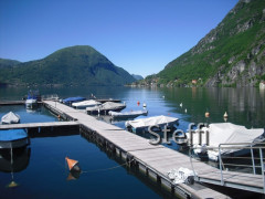 Luganer See Ostufer Porlezza Hafen