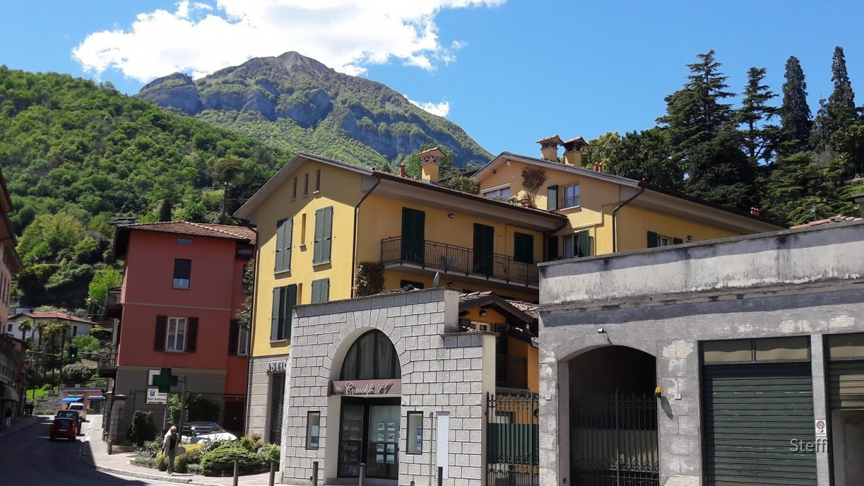 Menaggio schmale Straße nach Porlezza