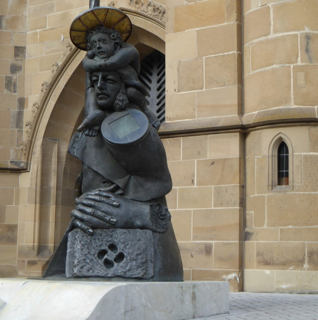 Heilbronn, Christopherus vor der Kilianskirche