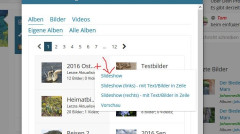 Slideshow einfügen