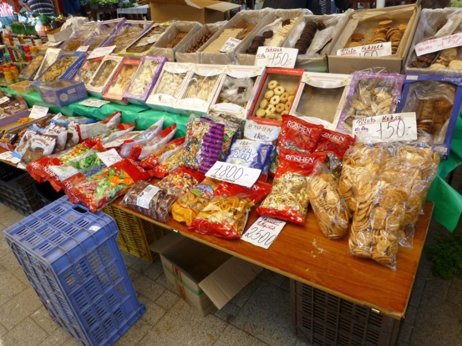 Markt in Mezőkövesd, Süßes und Herzhaftes