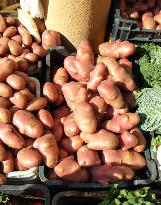 Markt in Mezőkövesd, Kartoffeln