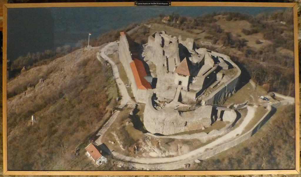 Visegrádm Burg, Luftbild