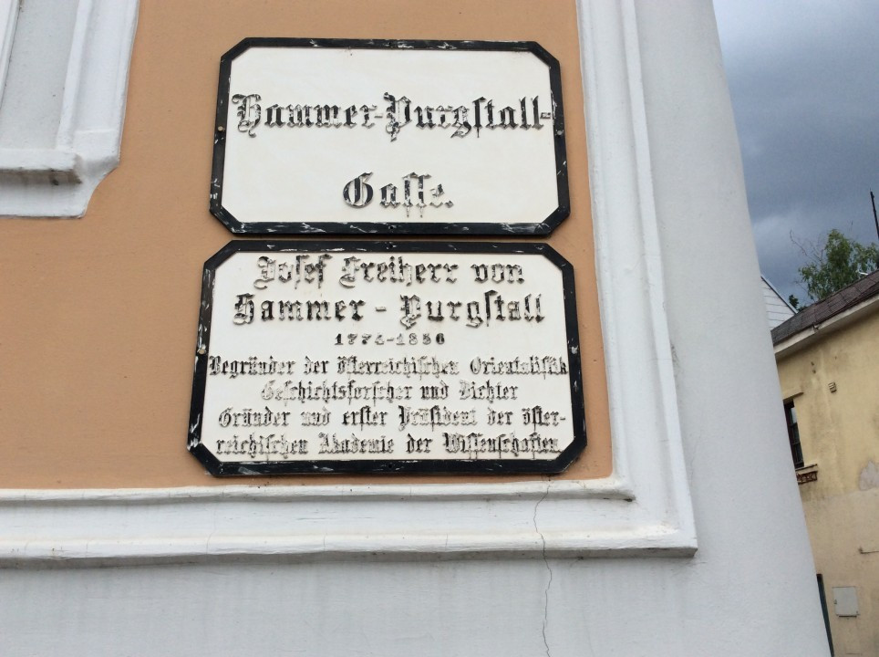 Weidling - Das Grab des Freiherrn von Hammer-Purgstall