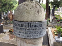 Weidling - Das Grab des Freiherrn von Hammer-Purgstall