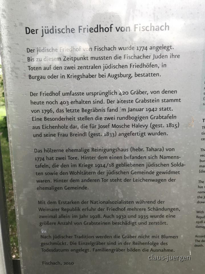 Jüdischer Friedhof Fischach Tahara