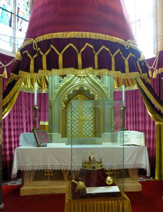 Matthiaskirche, Stefanskapelle, Krönungsaustellung, Krönungsinsignien