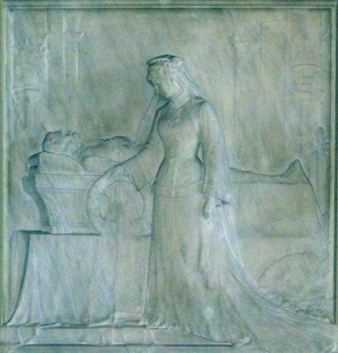 Akademie der Wissenschaften, Relief im Foyer