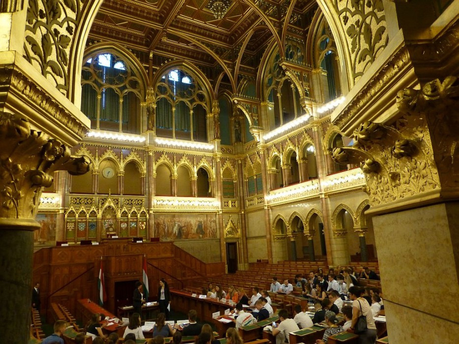 Budapest, Parlament, nördlicher Sitzungssaaal