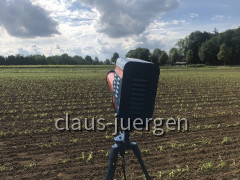 Schreckschußgerät auf dem Feld