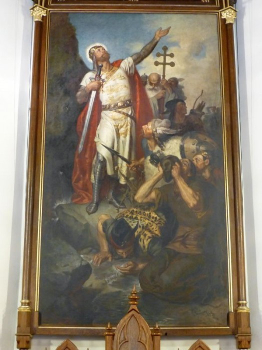 Istenhegyi Szent László Kirche, Altarbild