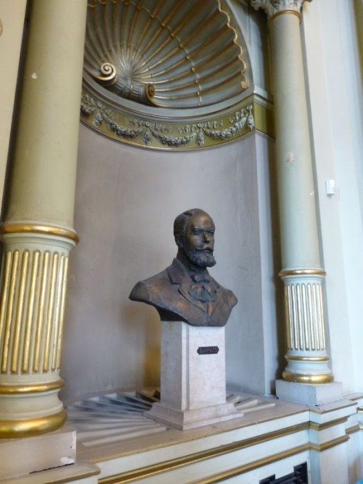 Budapest, Westbahnhof, königlicher Wartesaal, Büstennische