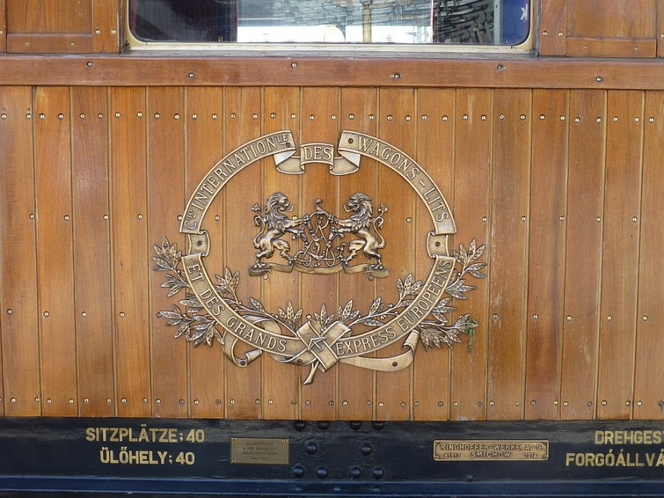 Nostalgiezug Budapest - Gödöllő, Speisewagen WR 2347, Emblem
