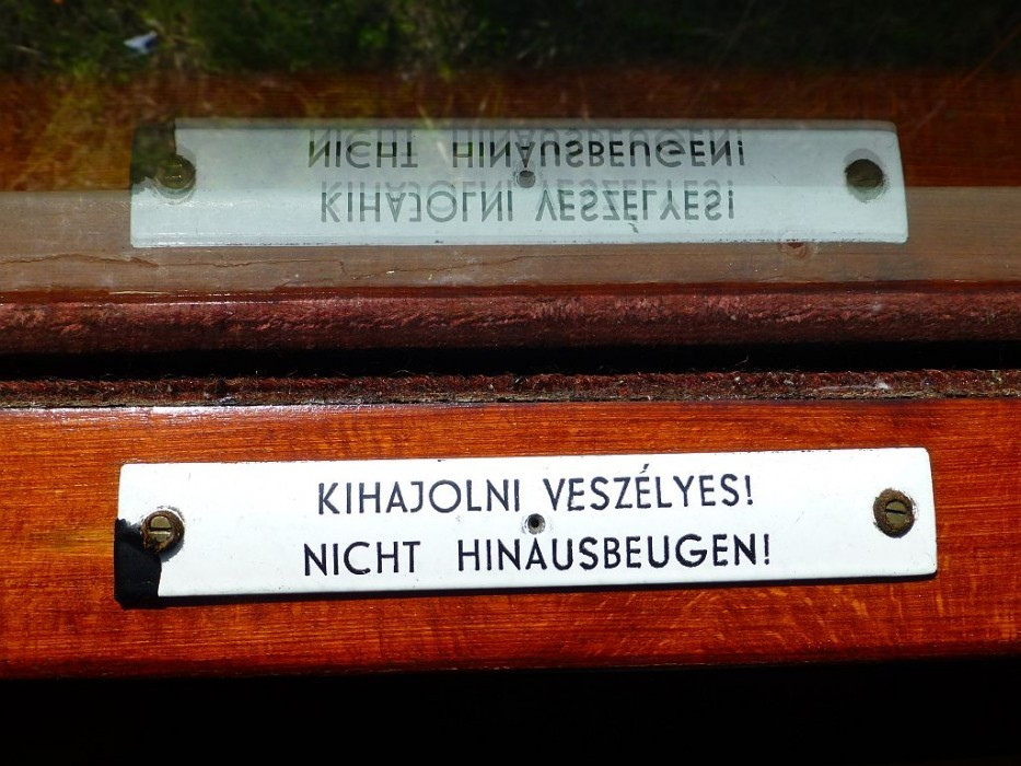 Nostalgiezug Budapest - Gödöllő, Detail