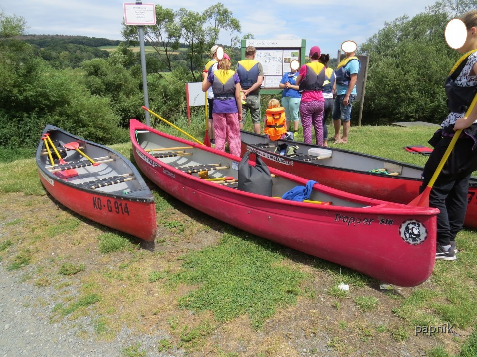 Streckenverlauf Kanutour Lahn