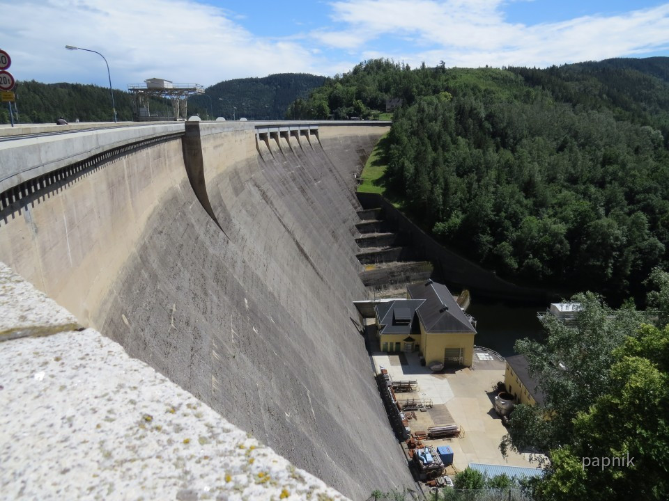 Staumauer Hohenwarte Stausee