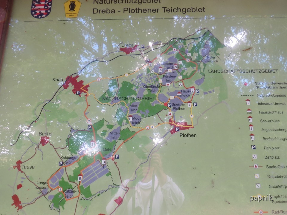 Schautafel Plothener Teichgebiet