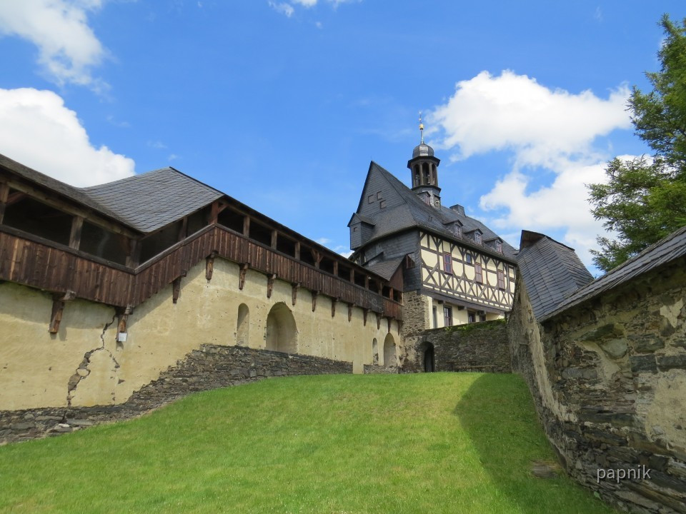 Schloss Burgk Burgmauer