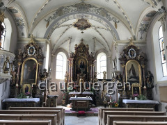 Jerzens Pitztal St. Gotthard Kirche Nepomuk 
