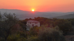 Sonnenuntergang in der Toskana