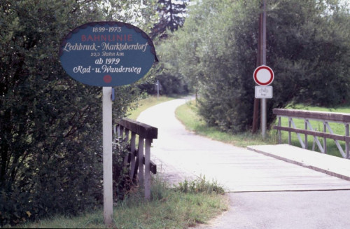Radweg in Bayern