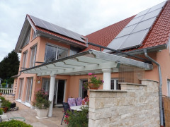 Terrassenüberdachung mit Beschattung