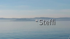 Einsames Segelschiff