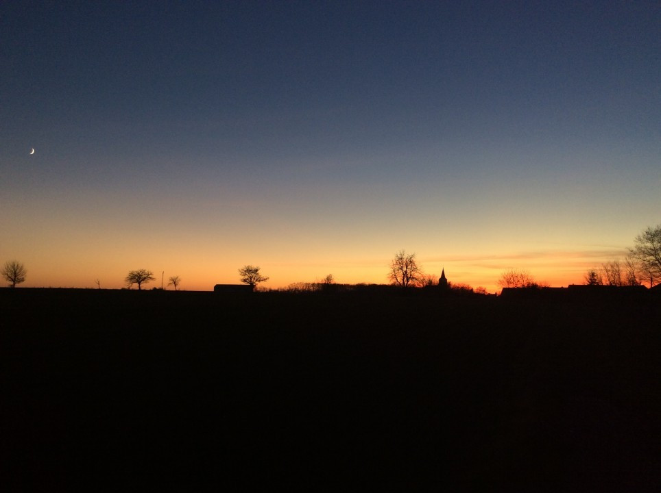 Abendstimmung im Weinviertel
