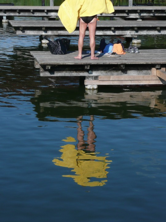 2008 ein Spiegelbild geht baden