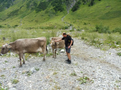 Wanderung zur Frederick Simms Hütte im Lechtal