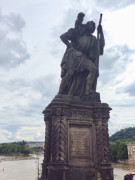 Prag Karlsbrücke < Christophorus